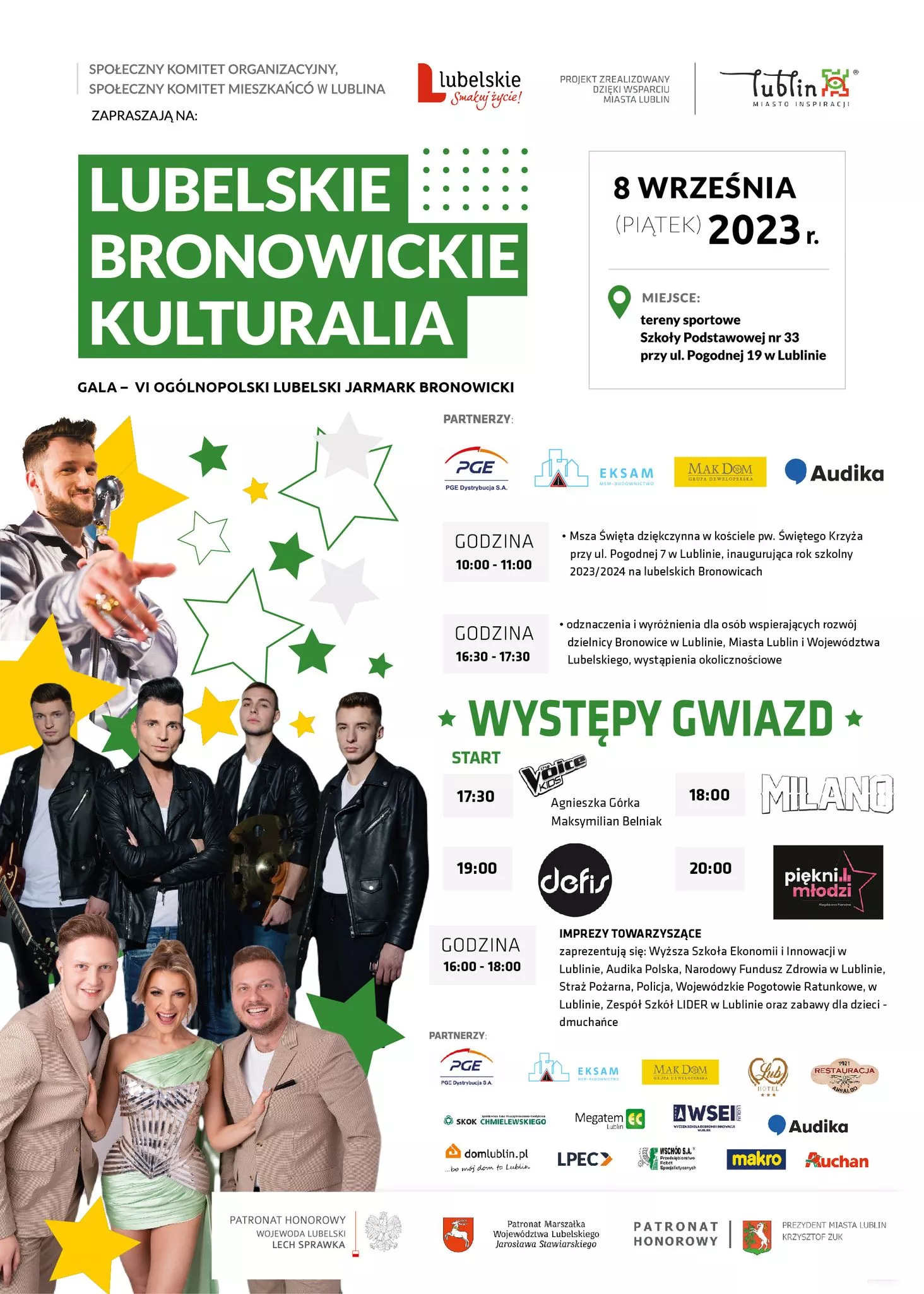 Bronowice w rytmie disco polo: Największe gwiazdy gatunku na Lubelskich Bronowickich Kulturaliach 2023!